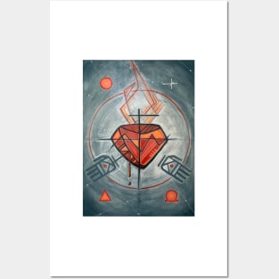 Jesus Christ Sacred Heart Posters and Art